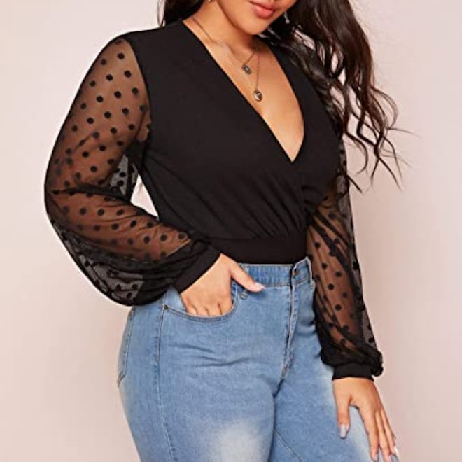 WDIRARA Wrap Bodysuit