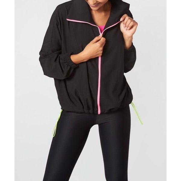 Terez Neon Streak Windbreaker