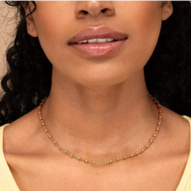 Aobei Dainty Gold Chain Necklace