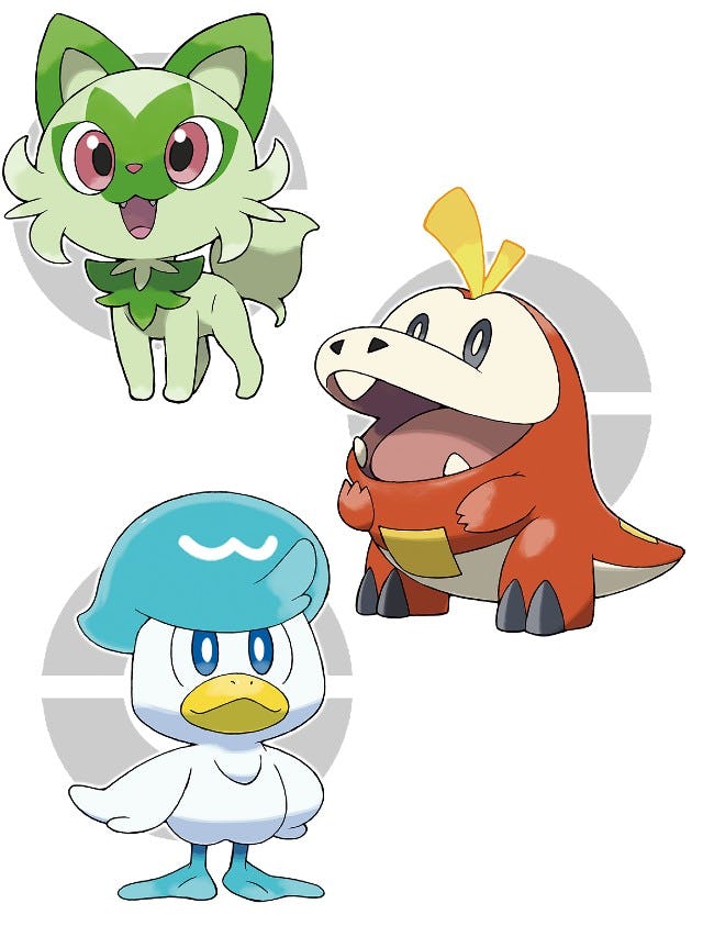 'Pokémon Scarlet' and 'Violet' introduced new starters that have quickly inspired memes.