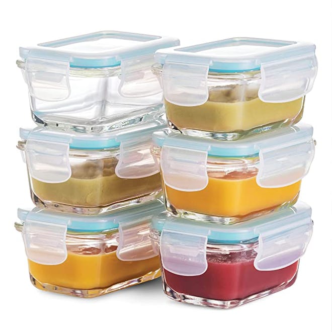 Superior Glass Small Food Storage Containers (6-Pack)