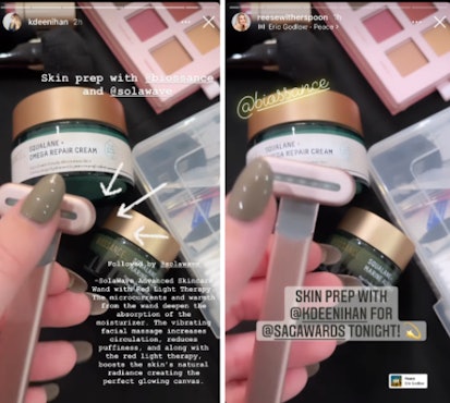 Reese Witherspoon 2022 SAG Awards Prep with Biossance and Solawave 