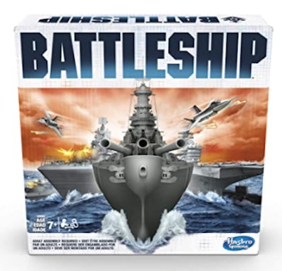 Battleship makes a great board game for 5-year-olds