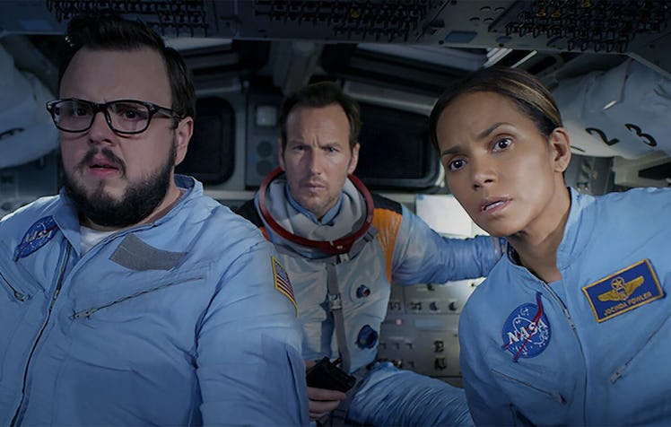 John Bradley, Patrick Wilson, and Halle Berry star in Moonfall.