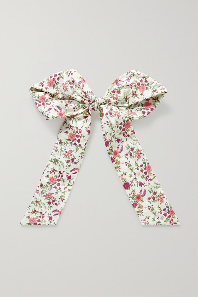 Lelet NY Vintage Liberty Floral-Print Voile Hair-Clip