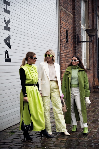 Guests at Copenhagen Fashion Week Fall/Winter 2022 Street Style