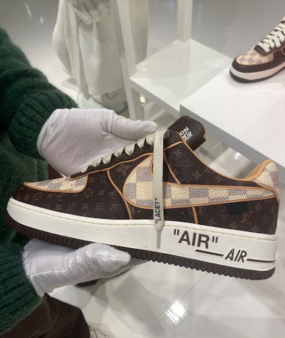 Nike x Louis Vuitton Air Force 1 Virgil Abloh Pilot Case Sotheby’s auction