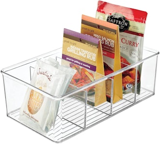 mDesign Plastic Food Storage Organizer Bin 