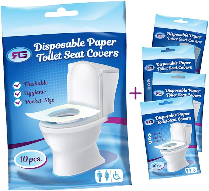 Rockland Guard Disposable Toilet Seat Covers (50-Pack)