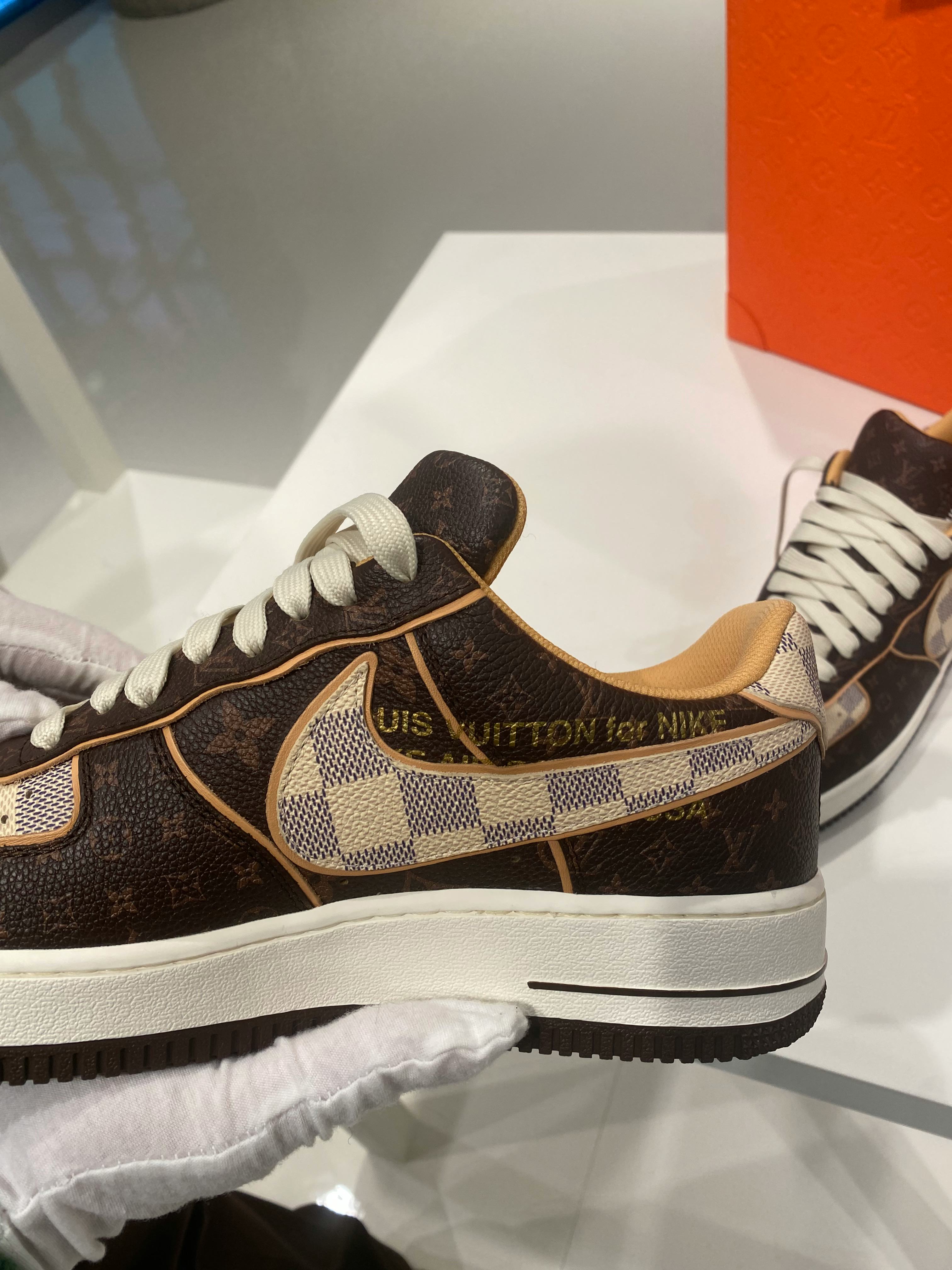 A look at Virgil Abloh's $80K Nike x Louis Vuitton Air Force