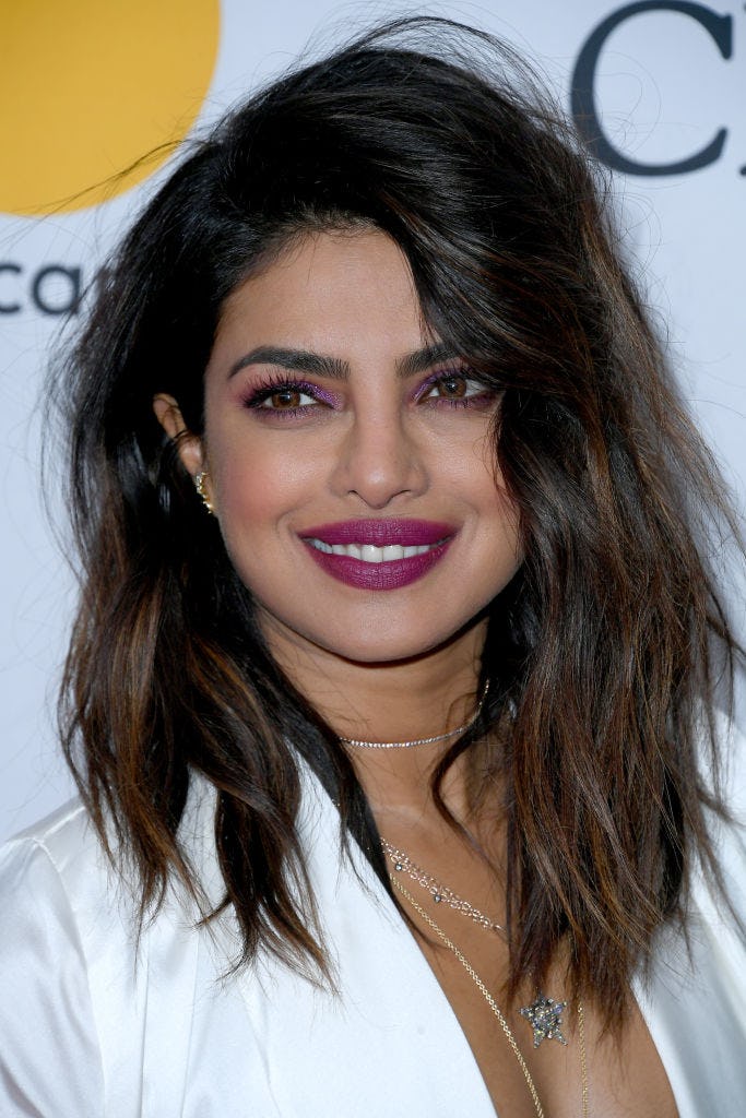 The lob is a staple bob haircut option for thick hair.