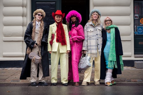 Guests at Copenhagen fashion week Fall/Winter 2022.