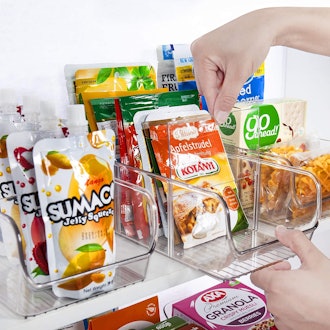 YIHONG Food Packet Organizer Bins (4-Pack)