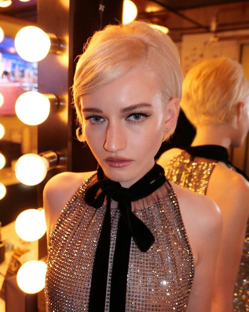 Julia Garner in Prada