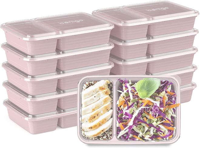 Bentgo Prep 2-Compartment Meal-Prep Containers (10-Pack)