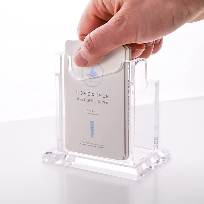 SANRUI Acrylic Business Card Holder