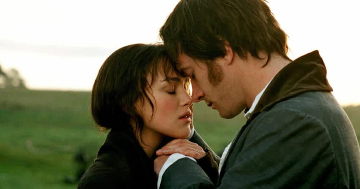 Mr. Darcy (Matthew Macfayden) and Elizabeth “Lizzie” Bennett (Keira Knightley)