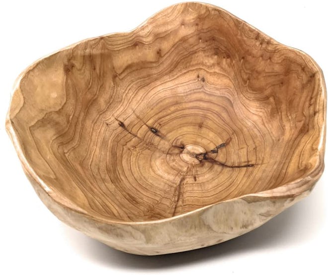 THY COLLECTIBLES Natural Handmade Wooden Bowl