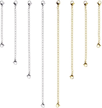 D-buy 8 Pieces Stainless Steel Necklace Extender
