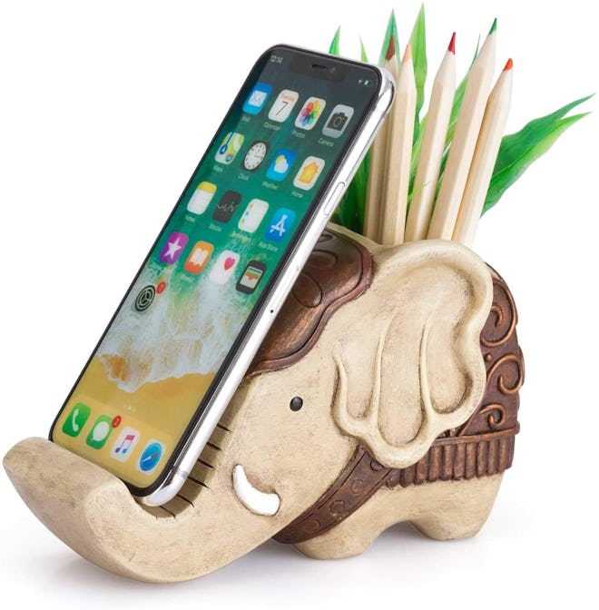 COOLBROS Pen Holder with Phone Stand