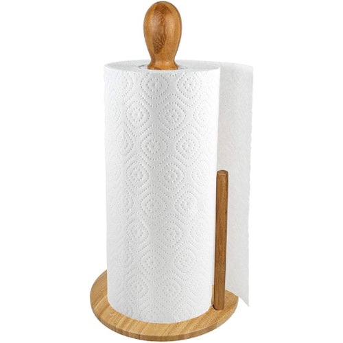 Greenco Counter Top Bamboo Paper Towel Holder