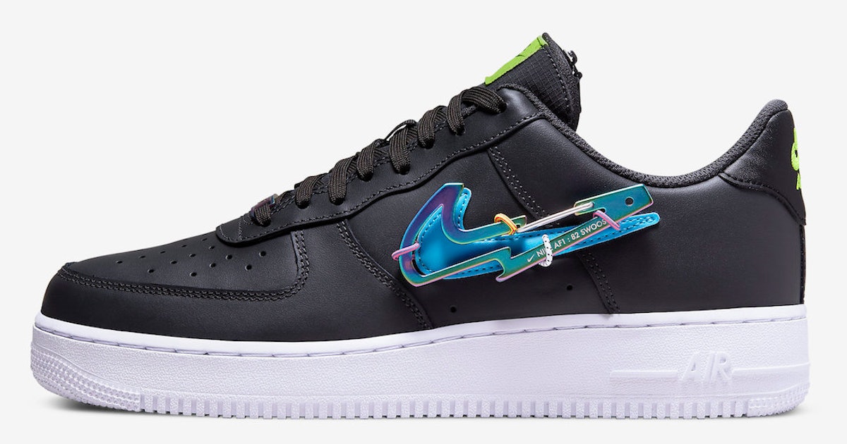 Nike air force 1 logo has an Air Force 1 shoe that features a removable Swoosh