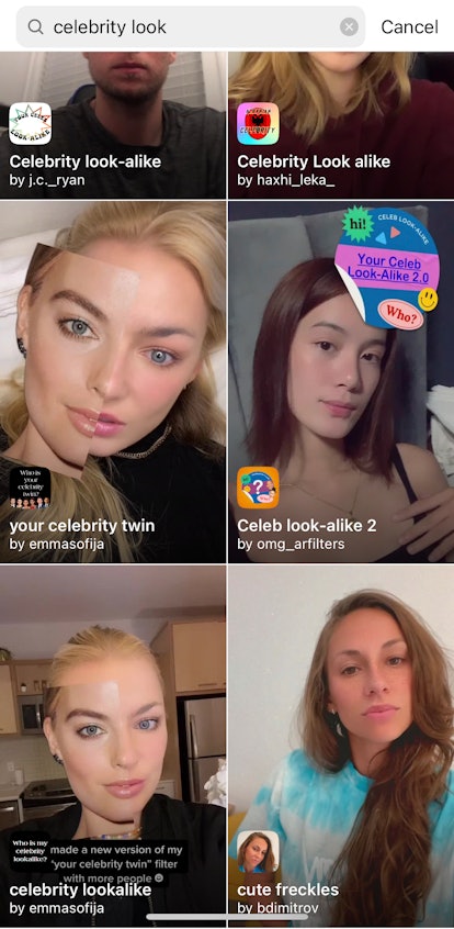 You can get Instagram's celebrity look-alike filter to find your celeb twin.