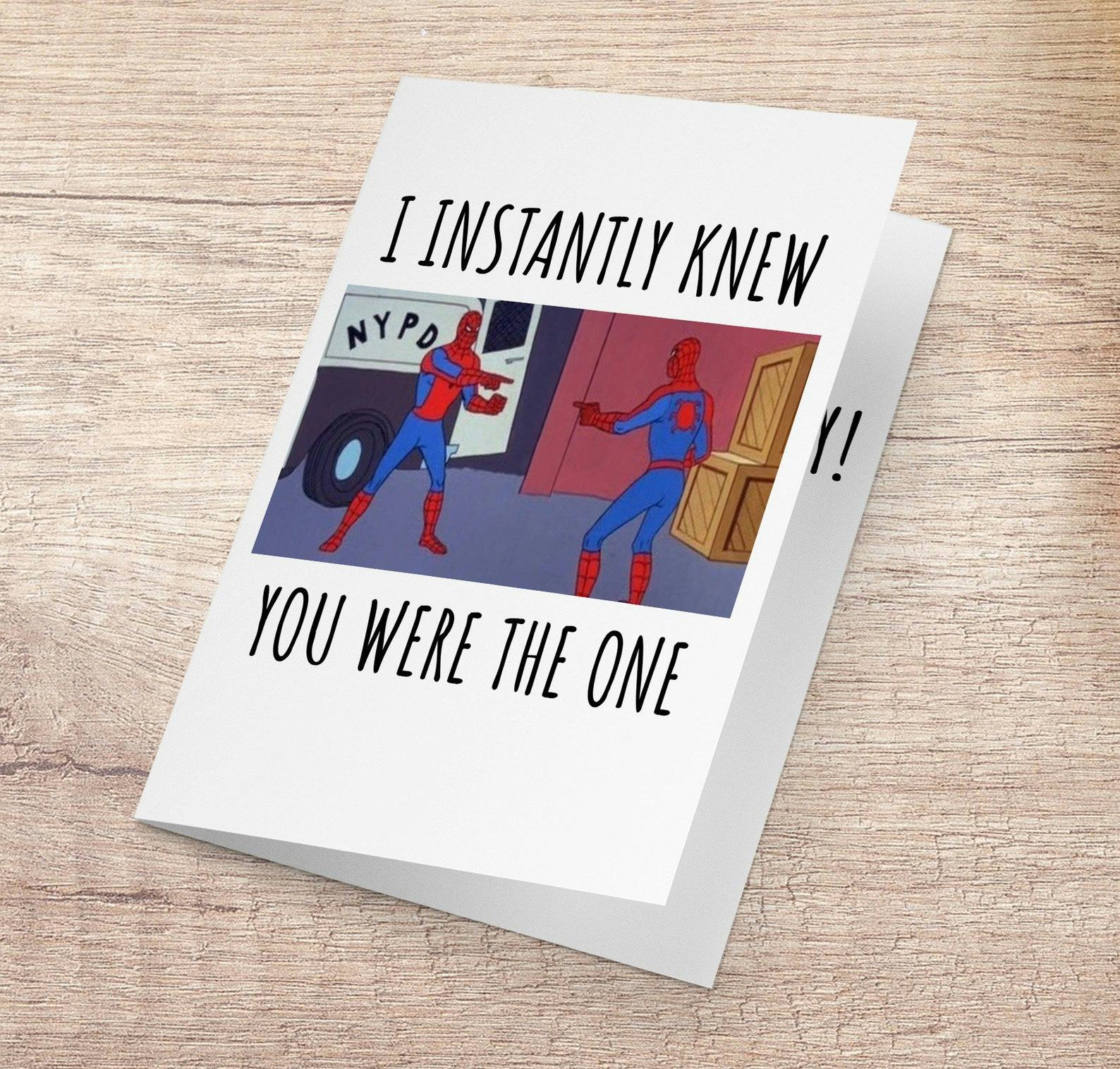 Spider-Man'-Themed Valentine's Day Cards On Etsy For Your Superhero, image size:1588x1516