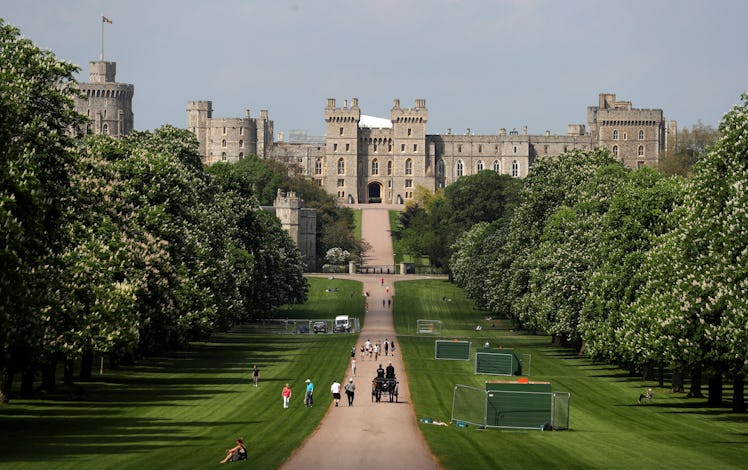 The Long Walk at Windsor Castle in England