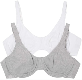 Fruit of the Loom Cotton Bra (2-Pack)