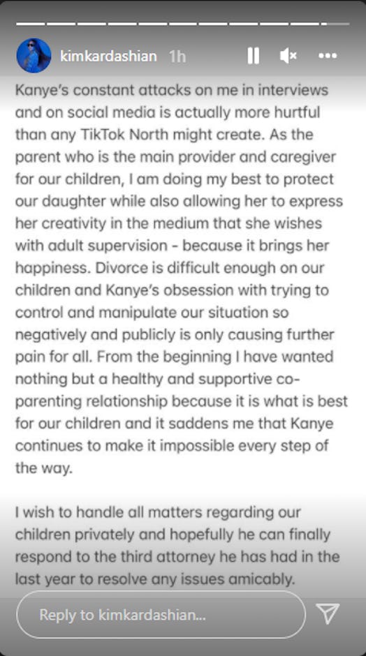 Kim Kardashian has had it with Kanye West's complaints.