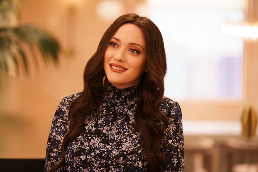 Kat Dennings on the set of Hulu's 'Dollface' series. Photo via Jessica Brooks/Hulu