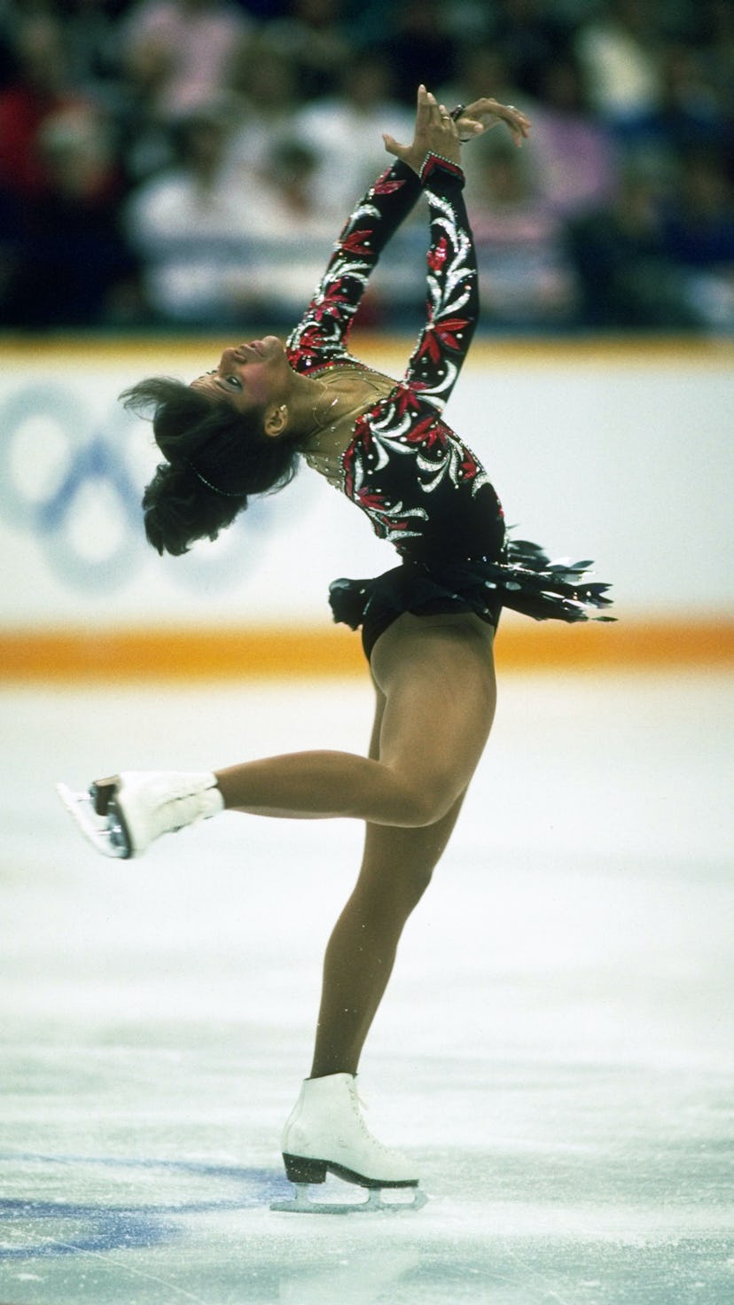 Debi Thomas at the winter olympics in 1988