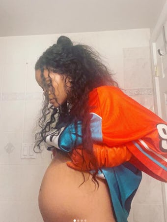 Rihanna is pregnant with her first child. 