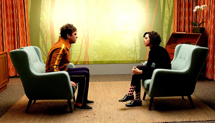 Dan Stevens and Aubrey Plaza in Legion Season 1