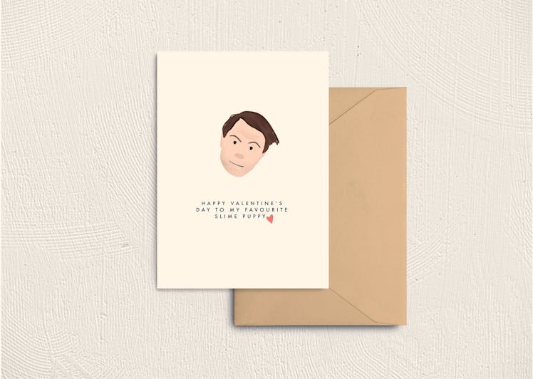 Roman Roy Succession Valentine's Greetings Card