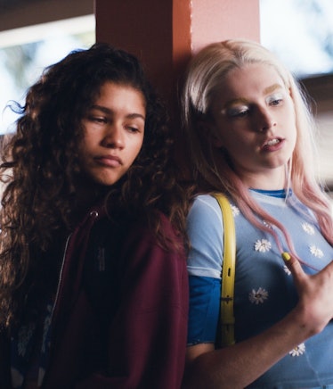 Zendaya as Rue and Hunter Schafer as Jules on 'Euphoria' — which zodiac sign do they match up with?