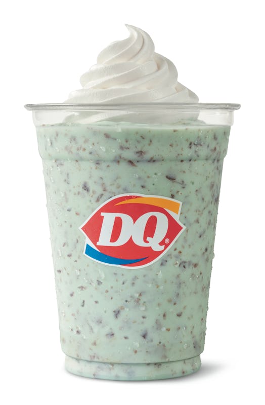 Dairy Queen's new Mint Brownie Blizzard has Shamrock Shake vibes.