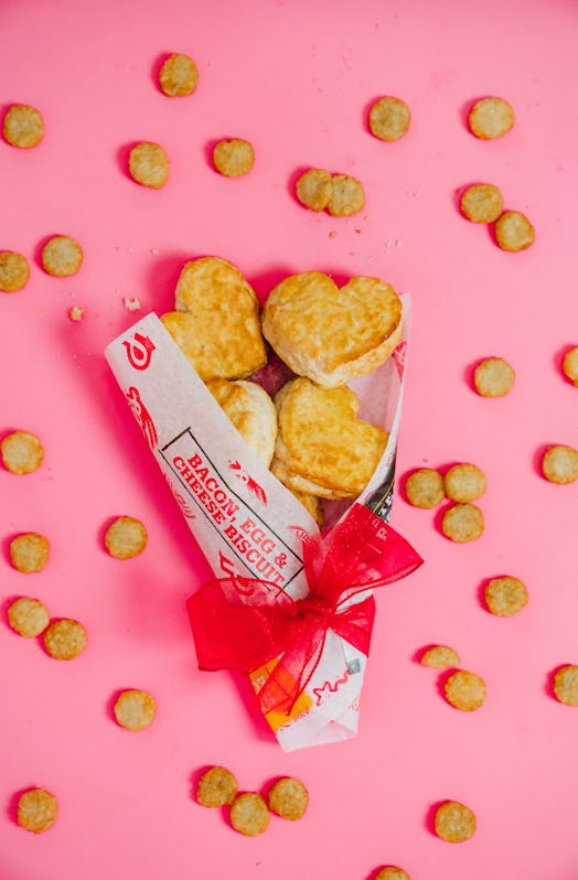 Hardee's heart-shaped biscuits for Valentine's Day 2022 spread the love.
