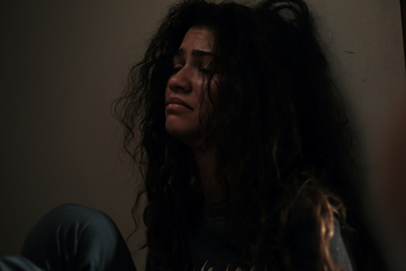 Zendaya as Rue on Euphoria