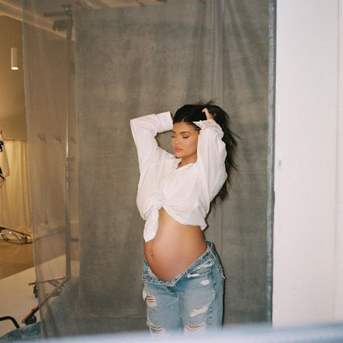 Kylie Jenner's pregnancy photos on Instagram.