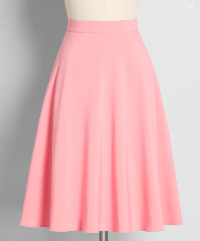 Pink A-Line skirt