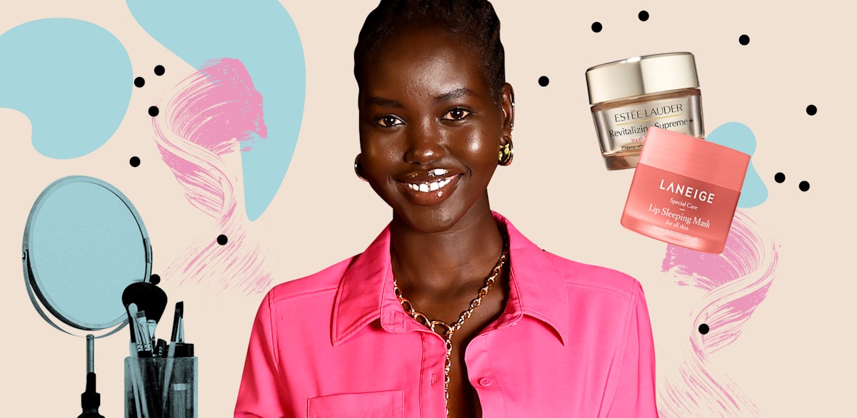 Adut Akech’s Beauty Routine & Favorite Skin Care Products