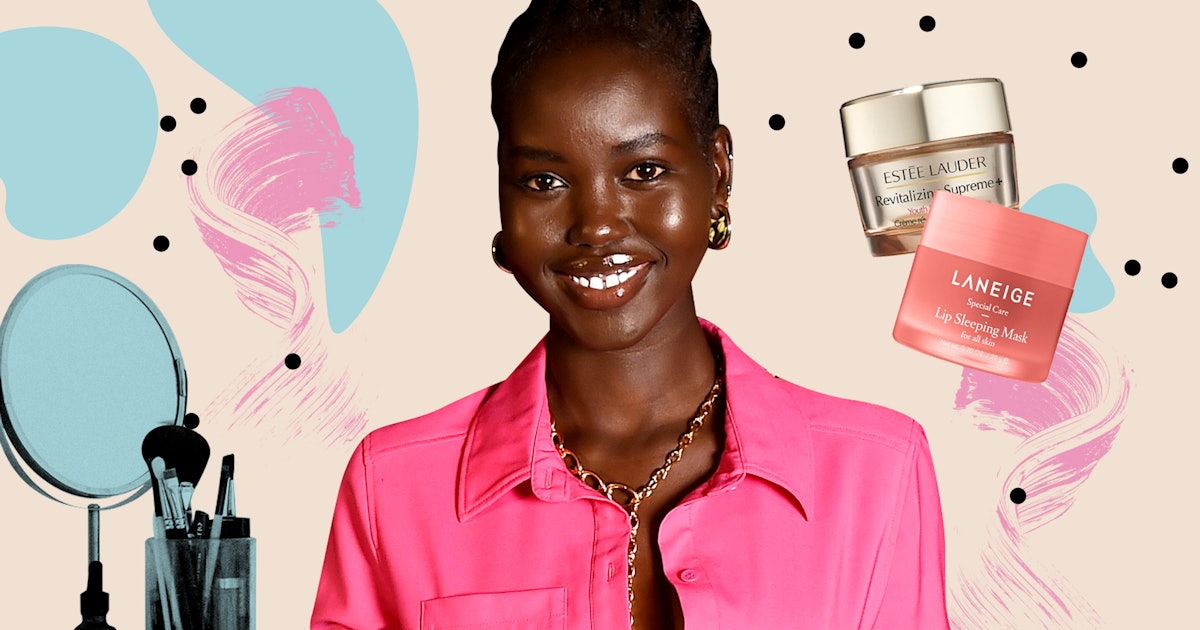 Adut Akech’s Beauty Routine & Favorite Skin Care Products