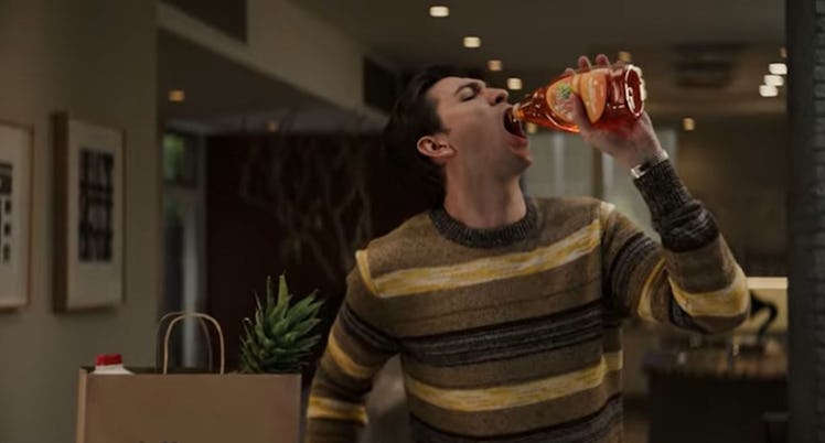 Nicholas Braun in Uber Eats' 2022 Super Bowl commercial