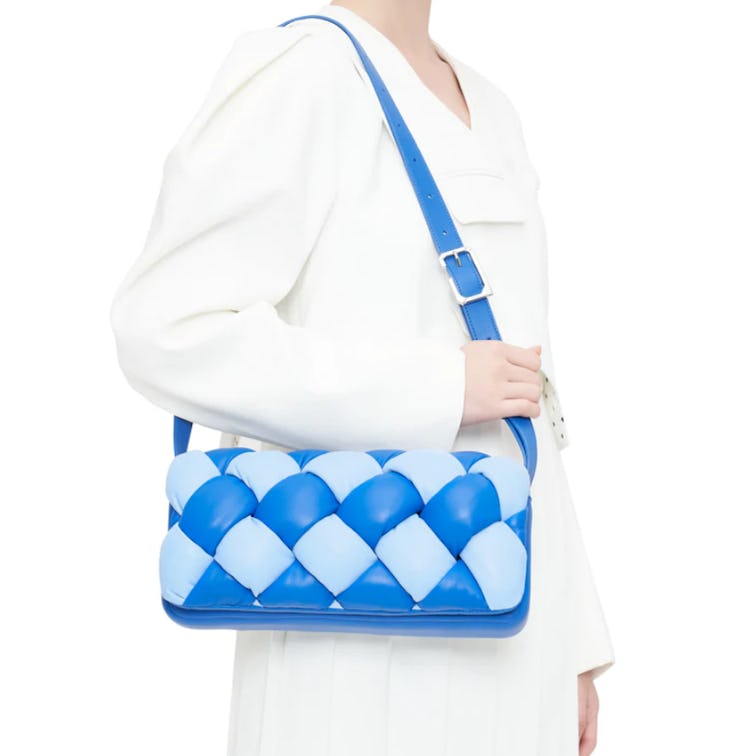 Maze Shoulder Bag - Classic Blue & Ice