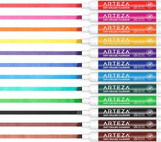 Arteza Multicolor Chisel Tip Dry Erase Markers (52-Pack)