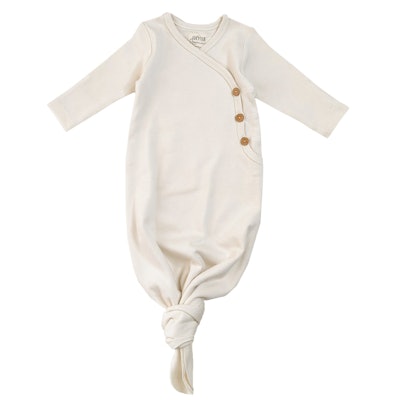 coming home outfit for baby boys: undyed gown