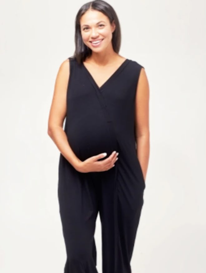 Nom Everyday Nursing Jumpsuit makes a great postpartum outfit