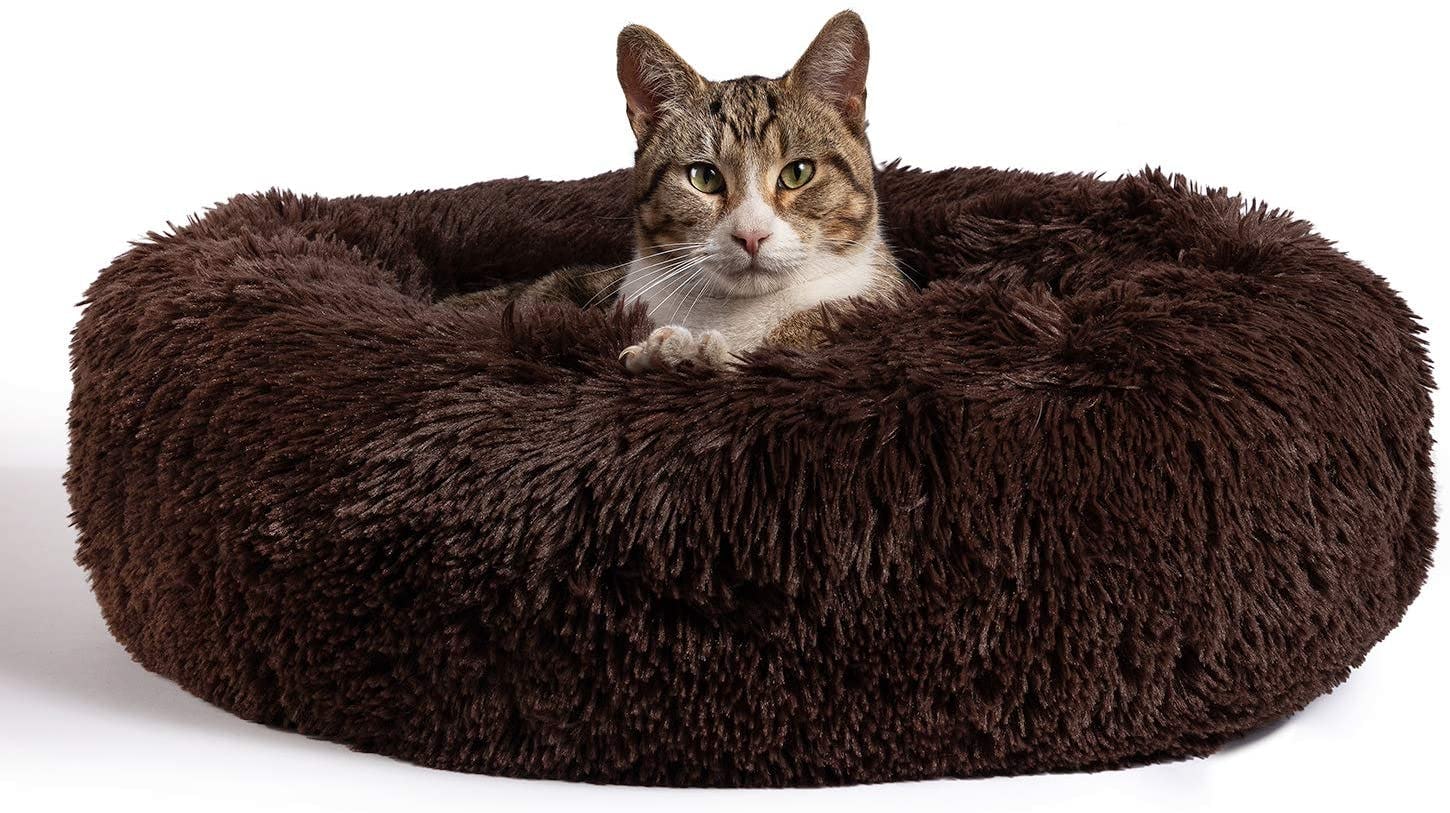 Best Friends by Sheri The Original Calming Donut Pet Bed